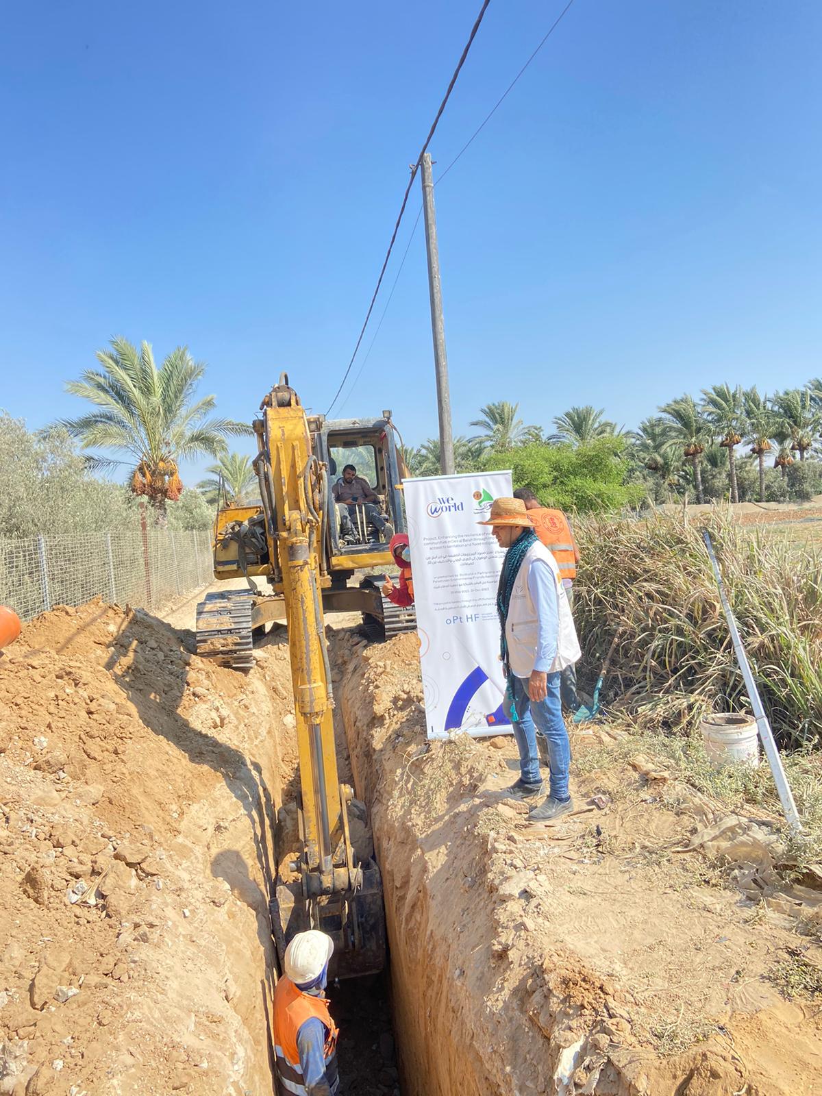 Read more about the article Construction of a sewage network and household connections in Deir al-Balah city